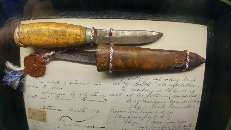 Original Bushcraft knife on display in Oslo museum 