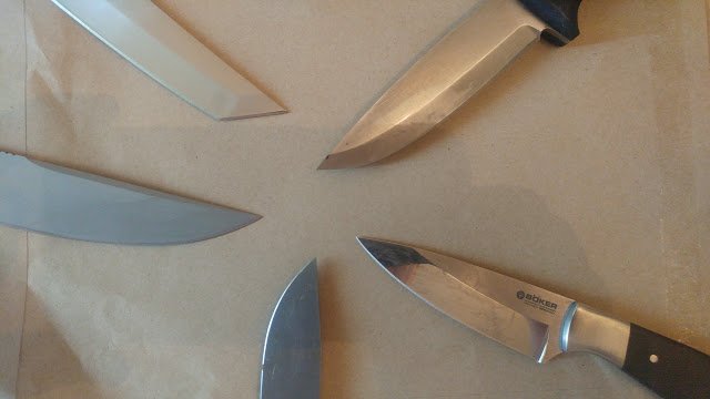 Figure 7 - Knife Blade Shapes