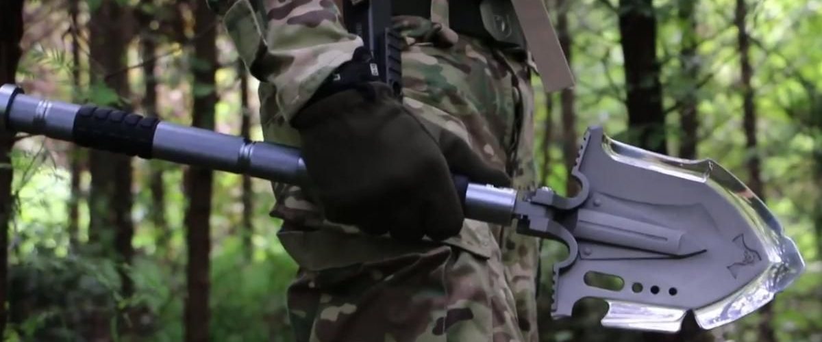 tactical survival shovel